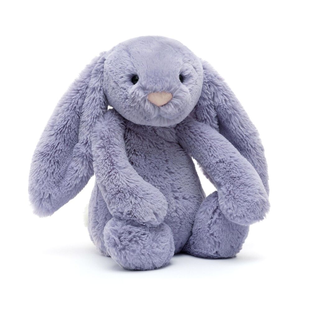 Jellycat Bashful Viola Bunny Stuffed Animal, Medium 12 inches - Rabbit & Bunny P